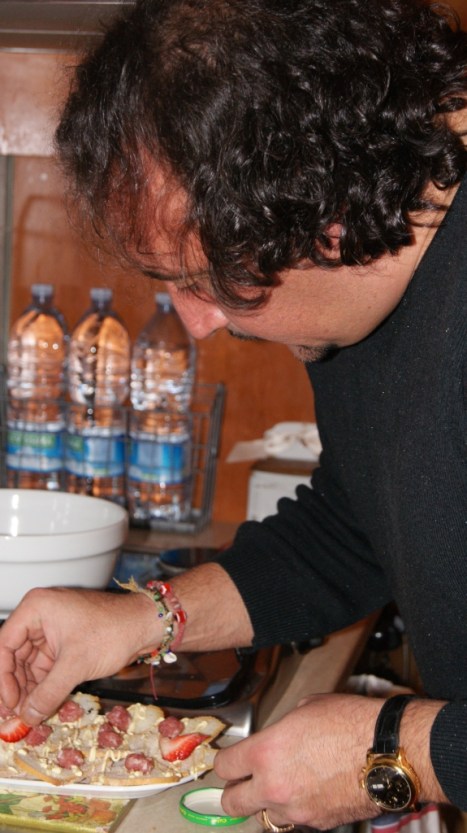 Preparazione pietanze.