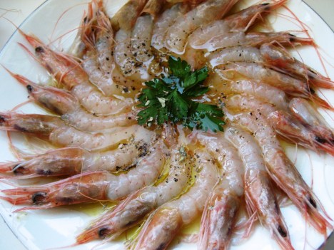 Ingranaggi_di_gamberi, sicilia, crudità, limone, pepe,