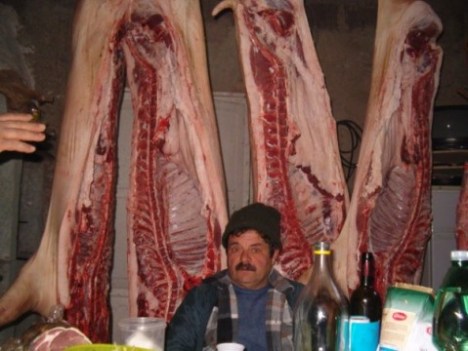 Sezionatura e lavorazione del maiale