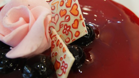 Torta di Amarene con ""Fabbri"" in jeddah. Villaggio Complex