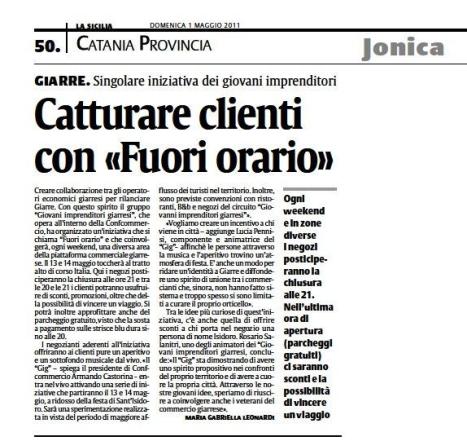 G.I.G Giovani imprenditori Giarresi