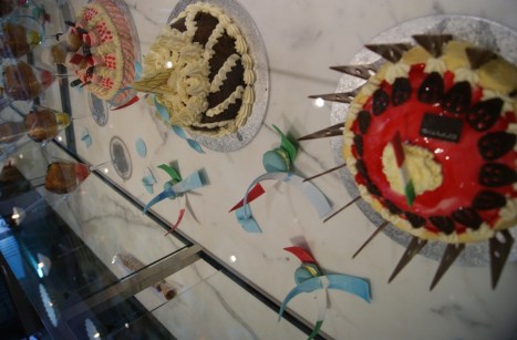 Torte in esposizione